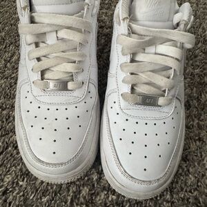 Nike AF1 White Leather Sneakers